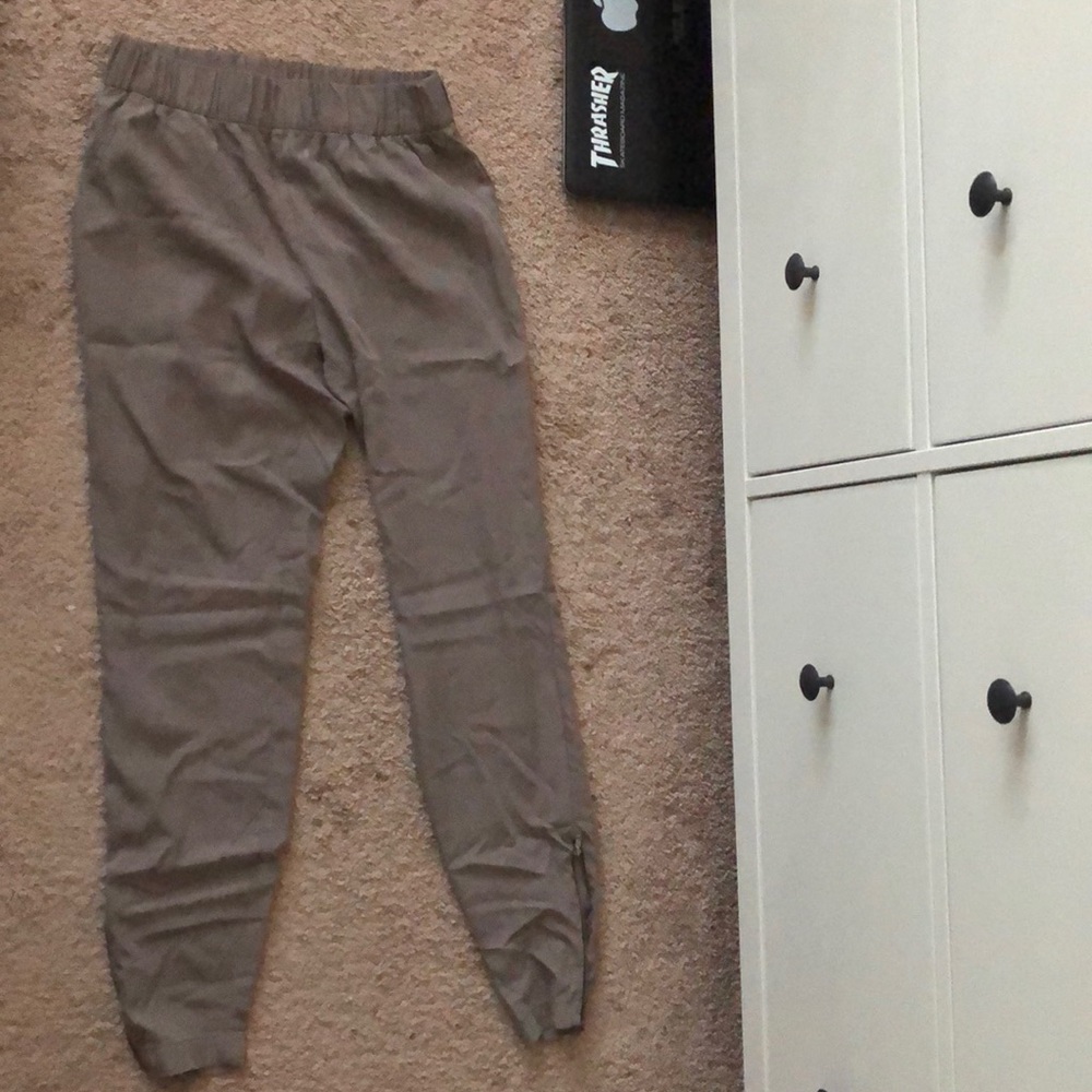Linen skinny pants